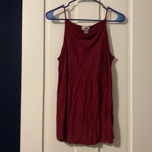 Cranberry tank top